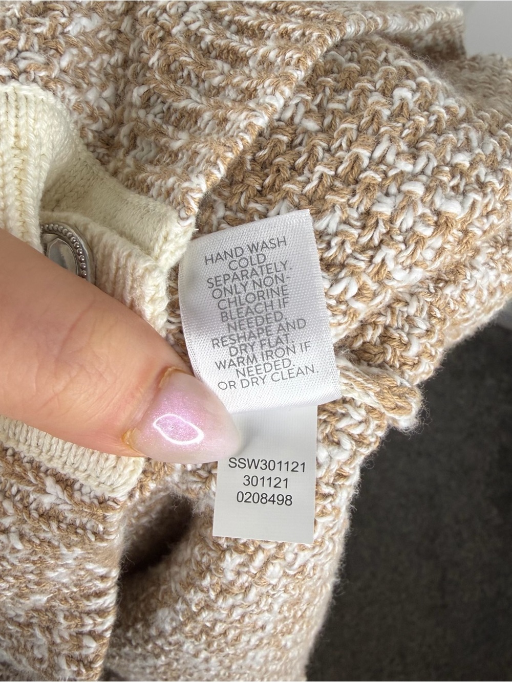 J.Jill 2X 100% Cotton Marled Cardigan Sweater Jacket NWOT - Picture 12 of 12